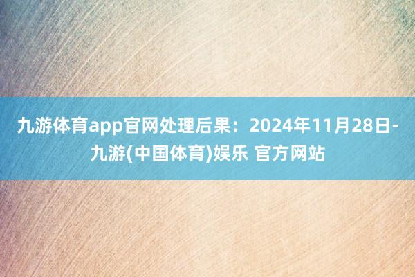 九游体育app官网处理后果：2024年11月28日-九游(中国体育)娱乐 官方网站